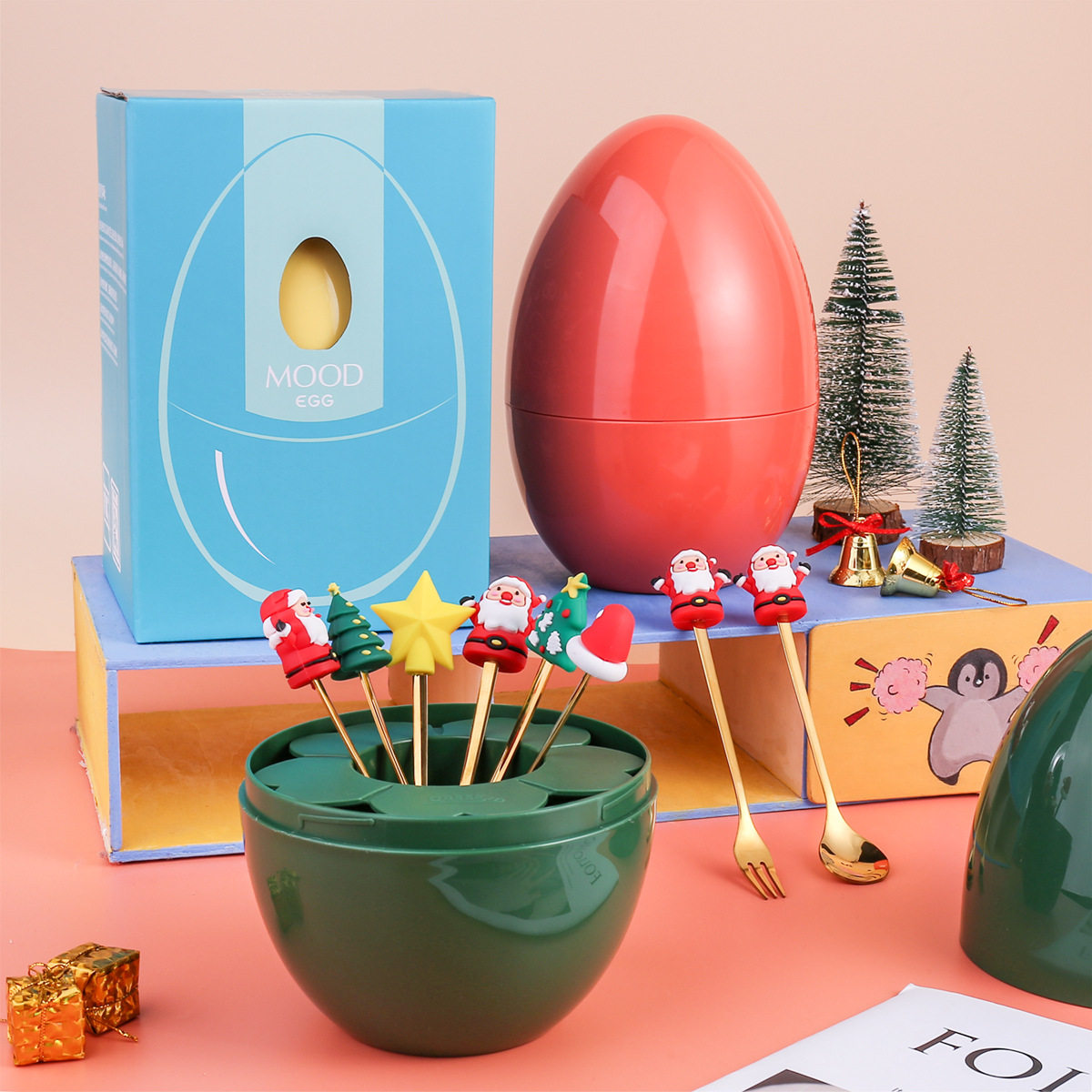 2024 새로운 칼 붙이 포크 스푼 세트 귀여운 어린이 어린이 커플 선물