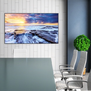 三星85英寸QB85R菜单壁挂广告机显示屏电视宣传屏商场餐饮横竖屏