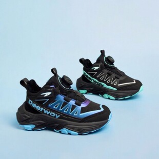 德尔惠童鞋2025冬季新款大棉加厚户外老爹鞋男软底防滑轻便徒步鞋