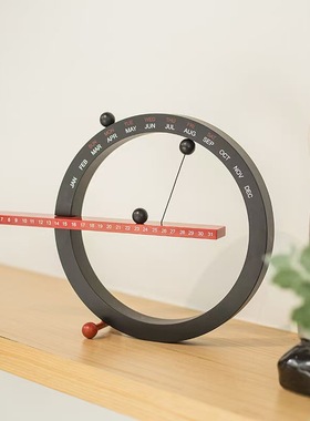 2025新款跨境二代创意日历挂历台历手动万年历摆件创意礼品家居