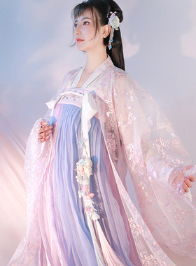 樱花夏季仙气古风淡雅2020年汉服
