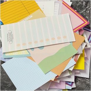 400张不重复各社团高颜值手账便签分装M5A7A6韩系ins格子拼贴素材
