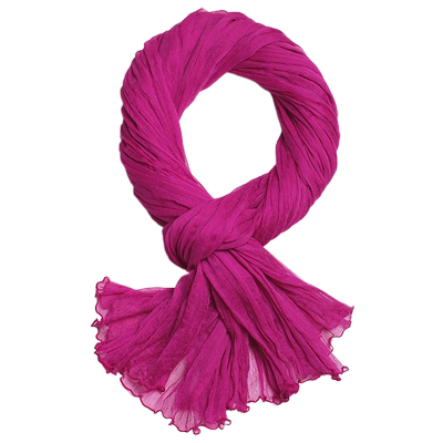 真丝围巾黑色薄款丝巾长条披肩女