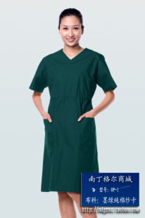 康英麻醉师工作服刷手洗手裙手术室类病号服纯棉纱卡洗手衣手术衣