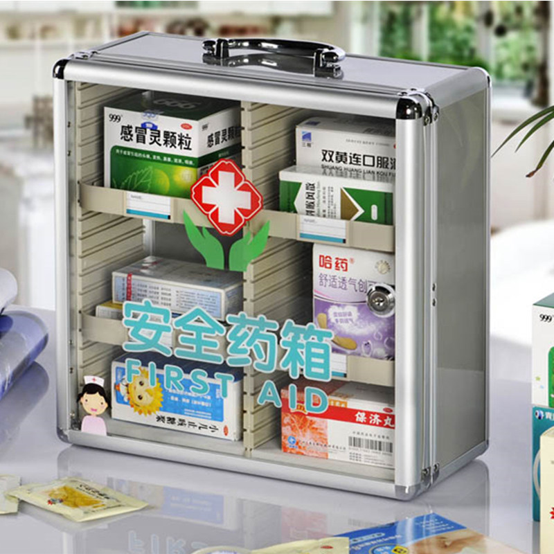 家用药箱 急救箱 家用壁挂式药箱 大号带锁家用医疗箱手提医药箱|ruв категории открытый/альпинизм/в поход/Поездки товаров, защита/спасательное оборудование, аптечка/аптечка - от Buy2taobao.com для оказания профессиональной услуги покупки агента Taobao