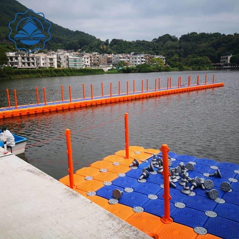 浮筒户外钓鱼浮台浮桥游泳池海上浮桥浮动码厂家直销头水上平台