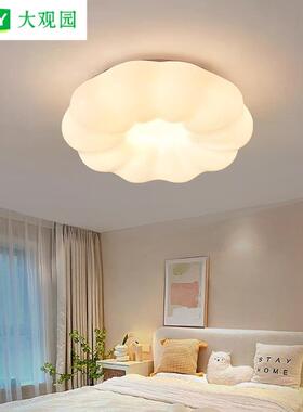 走廊灯过道灯家用入户玄关衣帽间灯具现代简约北欧南瓜吸顶灯357L