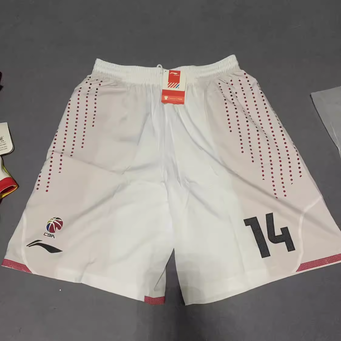 李宁男篮球北京加肥短裤