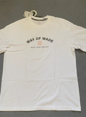 李宁正品男圆领韦德纯棉篮球短袖白色黑色高端黑牌吸汗宽松大码