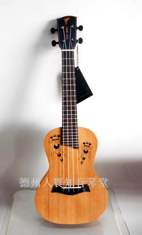 正品全新包邮澳大利亚DeeWhy 海豚24寸DUK-242S单板尤克里里