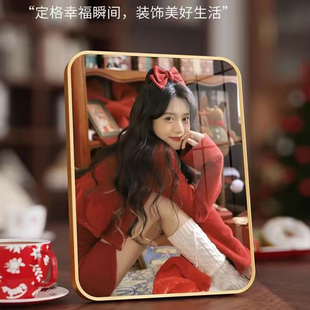 相框摆台洗照片做成水晶婚纱照全家福宝宝打印加相册摆件