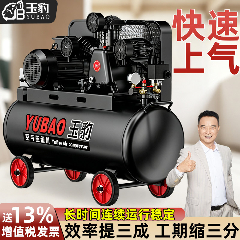 玉豹空压机工业级大型气泵图片