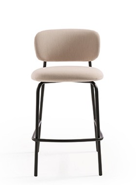 简艺 现代简约款金属固定脚吧椅Aloa Barstool家用吧台椅水吧凳椅