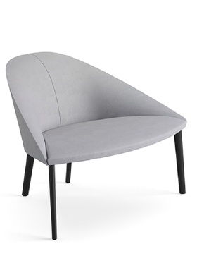 简艺Colina Chair Arper现代经典休闲布艺懒人椅大堂实木脚洽谈椅