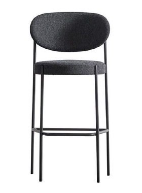 简艺狂欢轻奢款金属高脚椅布艺酒吧椅吧台椅Series430Barstool