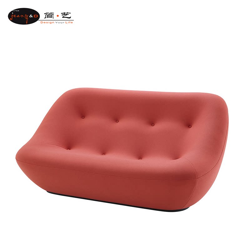 简艺  创意布艺定型棉沙发极简样板房弧异形邦妮沙发 bonnie sofa