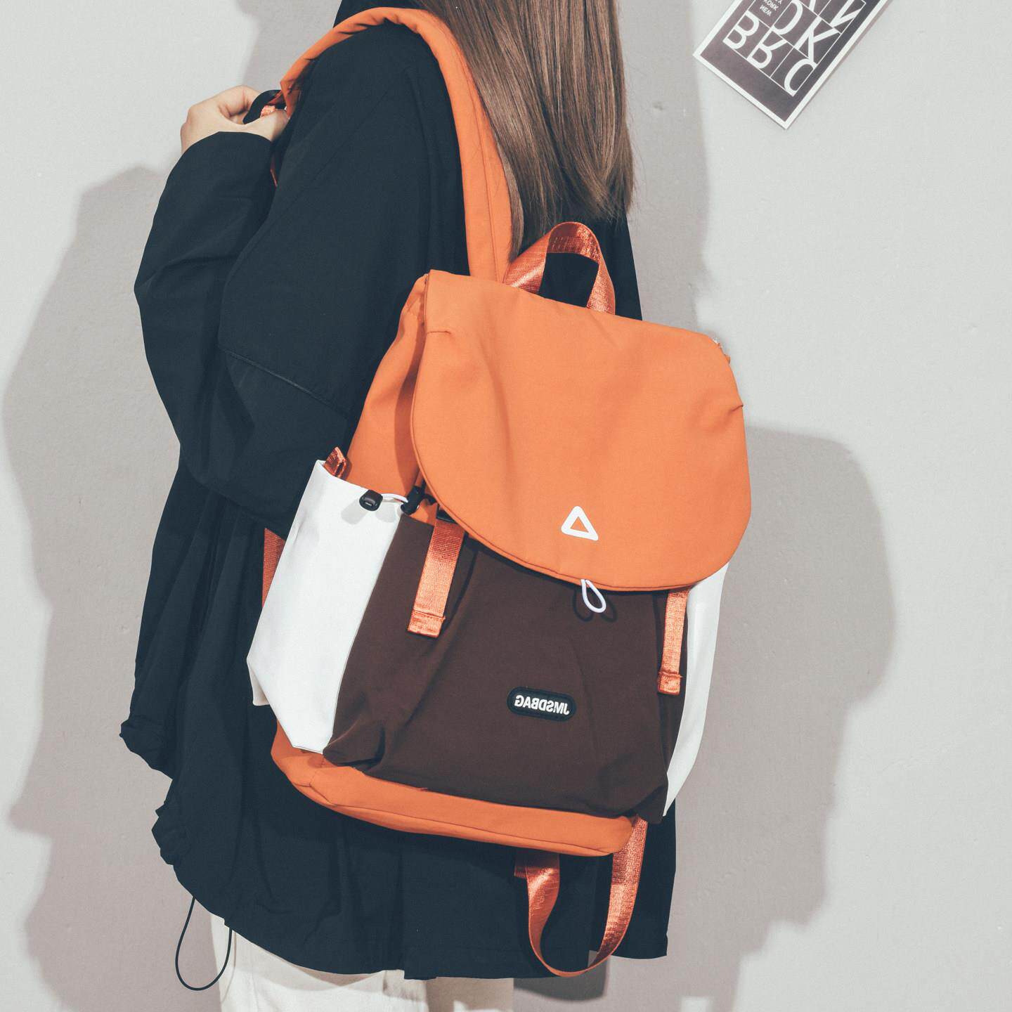 Daben Widod高颜值双肩包女书包轻便大容量户外登山旅游电脑背包