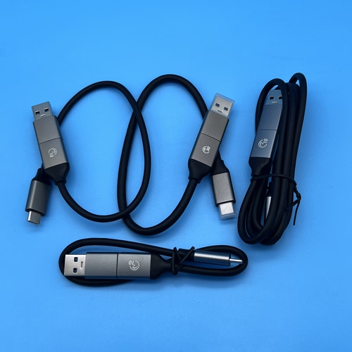 二合一 USB3.2 Type-C数据线 USB4 双C线 0.3米0.5米1米 10Gbps 40G 适用于奥睿科设备、西数固态移动硬盘