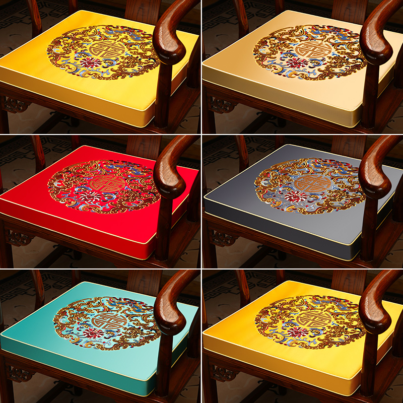中式椰棕红木椅子坐垫实木沙发棕垫加厚加硬茶餐桌椅子垫圈椅定制