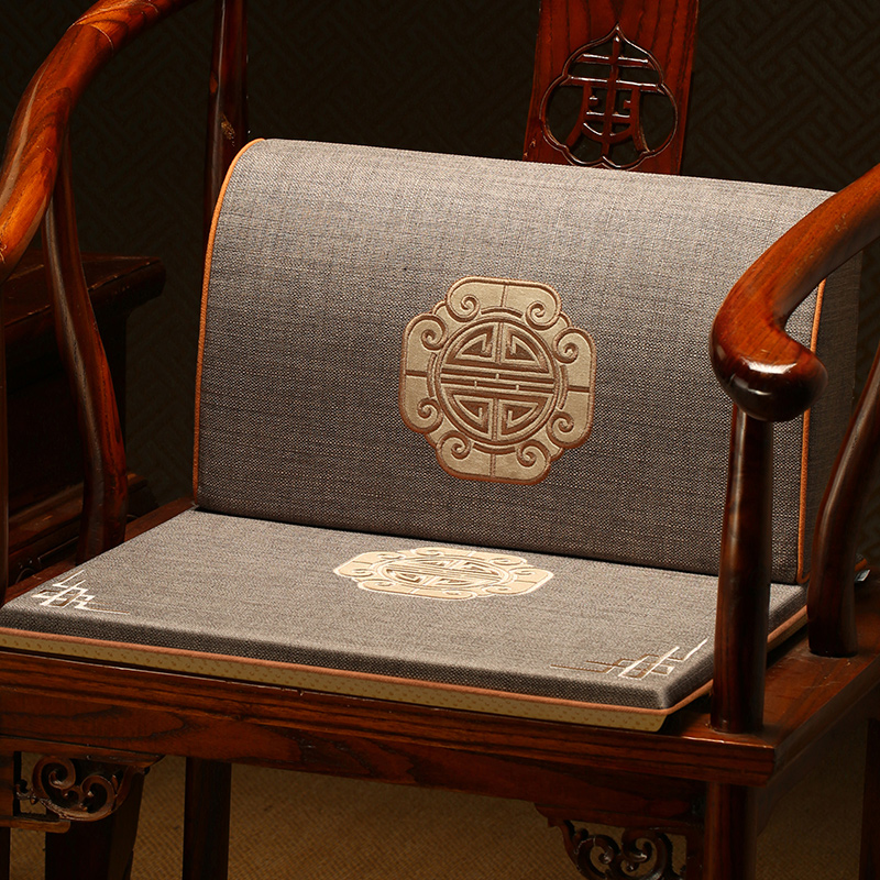 中式沙发垫带靠背高档红木椅子坐垫靠背一体茶椅圈椅座垫护腰靠垫,居家布艺,靠垫/抱枕,淘宝优惠券,粉丝福利购,淘宝优惠卷