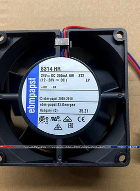 全新原装德国ebmpapst 8314HR 8032 24V 6W 8厘米 高端变频器风扇