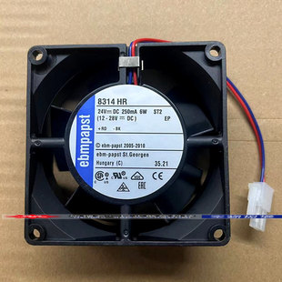 全新原装德国ebmpapst 8314HR 8032 24V 6W 8厘米 高端变频器风扇