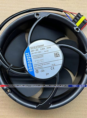 原装ebmpapst 6318/2TDHHP  48V 66W/127W 四线pwm散热风扇