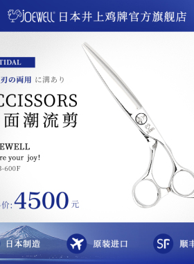 JOEWELL井上鸡牌日本原装进口SDB-600F潮流专业美发直剪刀6.1寸