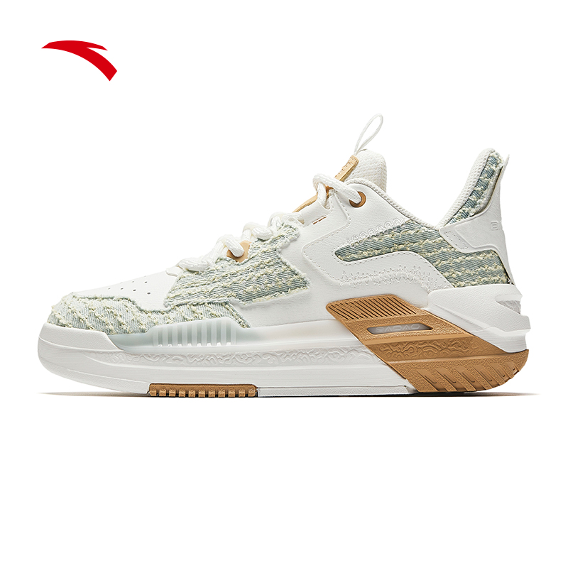 安踏霸道丨复古潮流板鞋女2025冬季新款时尚篮球文化休闲运动鞋子