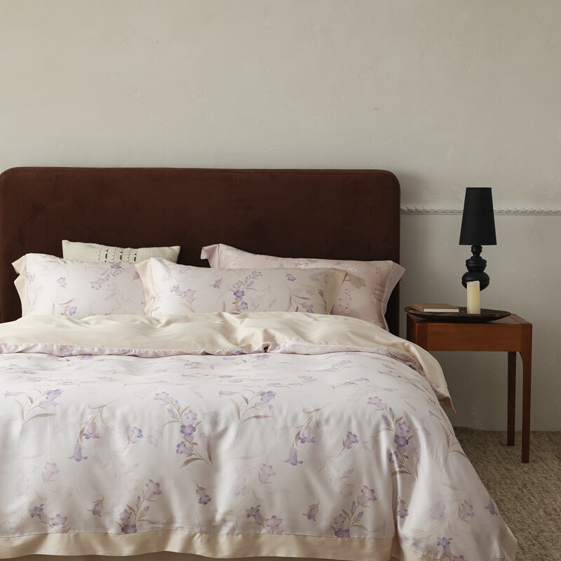 高质量100支天丝棉床上四件套莱赛尔床单被套夏季舒适感床品套件