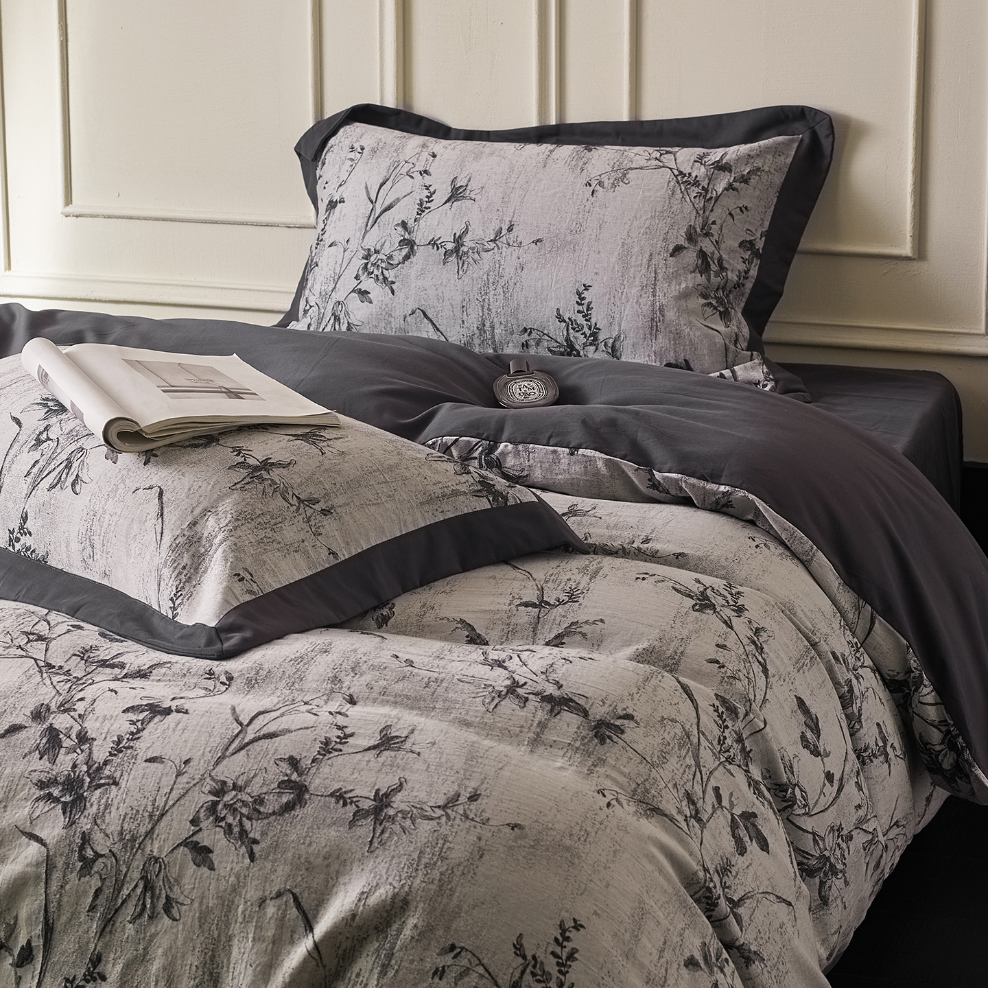 复古风全棉提花四件套纯棉加厚