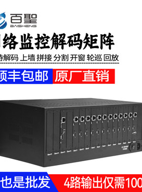 百圣网络矩阵监控解码器工厂直销