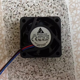 12V0.35A 4015 大风量双滚珠3线测速风扇 AFB0412SHB 全新
