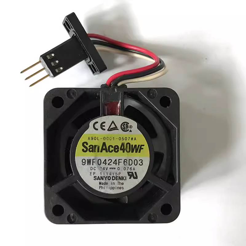 原装三洋 9WF0424H6D03A A90L-000-0385#C 发那科设备系统风扇