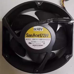 17251 三洋 DC48V 2.91A 变频器散热风扇 9WG5748P5G003 17CM 原装