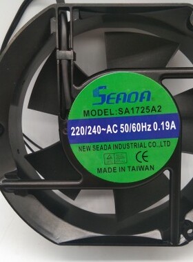 全新SEADA立德 SA1725A2/A1/A3 HBL 220V/110V/380V机柜风扇20060
