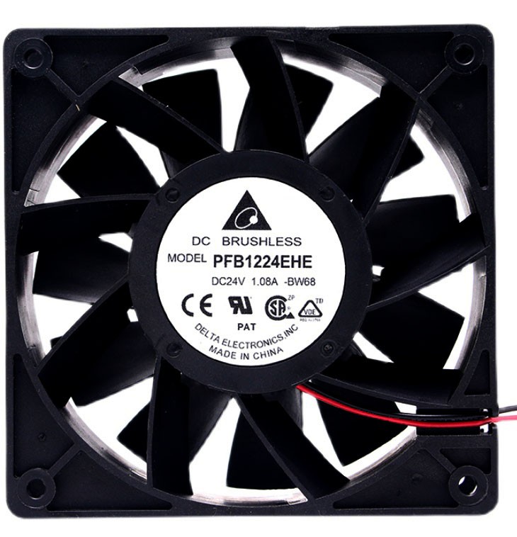 PFB1224EHE/UHE/GHE台达ABB变频器12038服务器 24V暴力大风量风扇