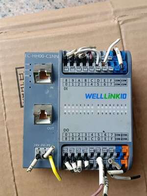 德克威尔远程IO模块EC一HH00一C1NN,二手拆机成色外