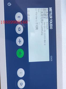 梅特勒托利多称重仪ICS425成色新功能完好
