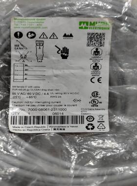 穆尔连接线700-08061-2311100090(询价）