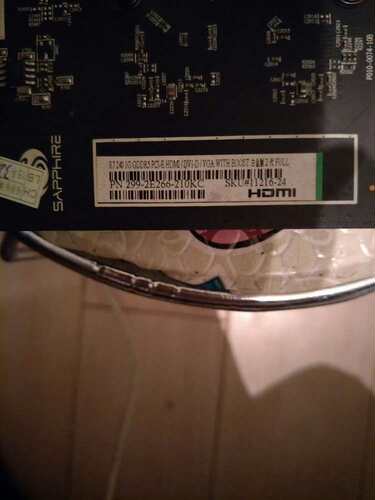 拆机R7240DDR51GB显卡处理了