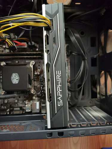 拆机蓝宝石RX5808G白金版成色很新的自用的没有挖