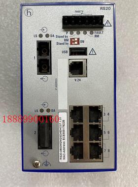 赫斯曼工业光纤交换机,型号RS20-0800M2M2SDAE