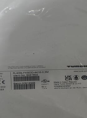 TURCK图尔克工业网线 RJ45S-FKSDD-4(询价）
