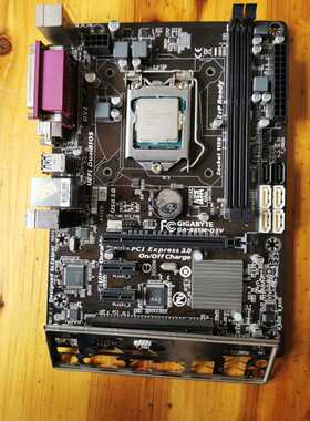 拆机技嘉B85M-D3V+G3220处理器板u一起便宜
