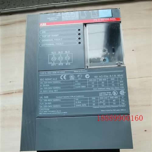ABB软启动PSS60/105-500L30Kw工程