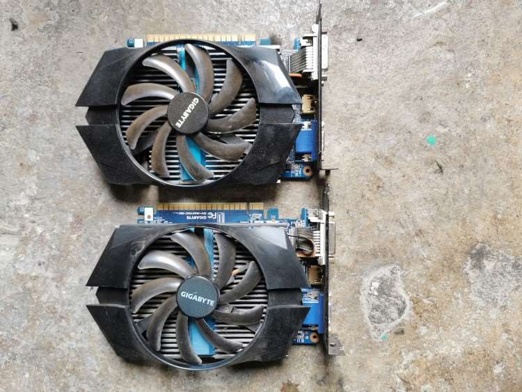 出售拆机技嘉gtx650Ti显卡无暗病功能正常有两块欢