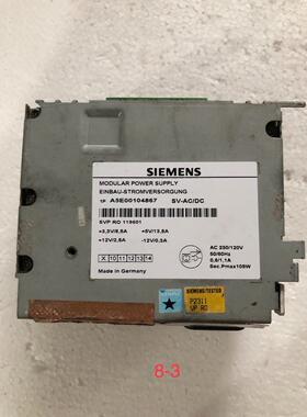 拆机西门子电源A5E00104867实物拍摄,功能包好