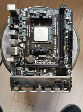 拆机技嘉F2A68HM+FM2840四核处理器套装