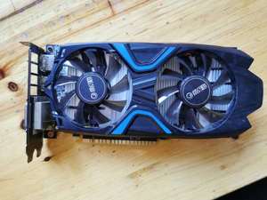 影驰GTX1050Ti大将4GD5显卡如图2标记处掉了